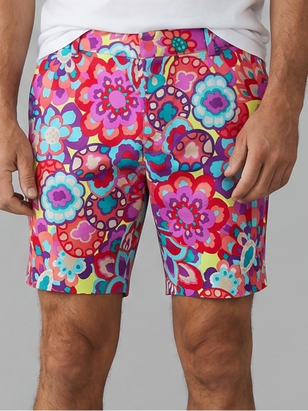 NWT 28, 29, 34, 36 MR TURK Lawrence Men's Flat Front Shorts - Picture 2 of 6